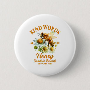 Badge Rond 5 Cm Les mots gentils de motivation de gentillesse sont
