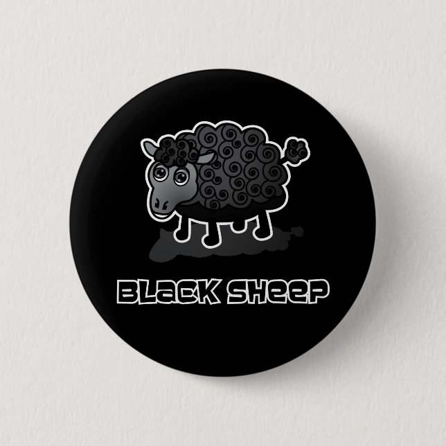 Badge Rond 5 Cm Les moutons noirs (Devant)