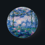 Badge Rond 5 Cm Les nénuphars de Monet<br><div class="desc">Les nénuphars de Monet. 
Veuillez visiter mon magasin pour une conception plus intéressante et plus de => bien choisi zazzle.com/iwheels* de couleur</div>