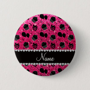 Badge Rond 5 Cm Les petits gâteaux de parties scintillantes de