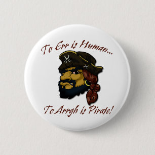 Badge Rond 5 Cm LES Pirates RÈGNENT !