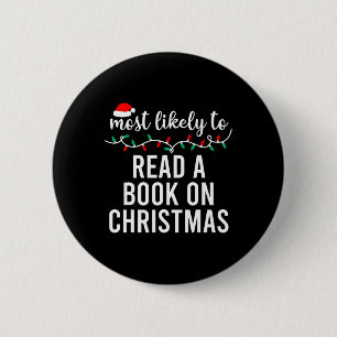 Badge Rond 5 Cm Les Plus Probables À Noël Chemise Correspondant Fa