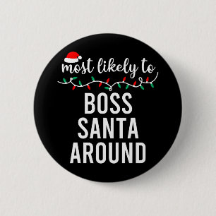 Badge Rond 5 Cm Les Plus Susceptibles De Correspondre À Noël Pajam