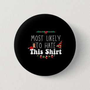 Badge Rond 5 Cm Les Plus Susceptibles De Hainer Ce Xmas Correspond