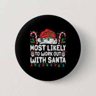 Badge Rond 5 Cm Les Plus Susceptibles De Travailler Avec Les Noël