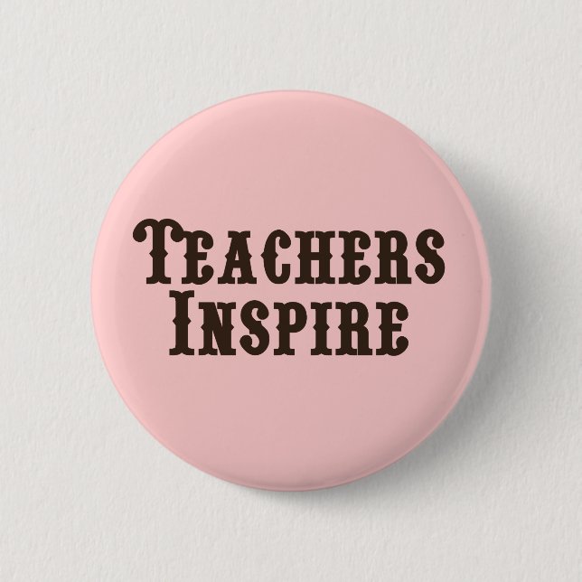 Badge Rond 5 Cm Les professeurs inspirent (Devant)