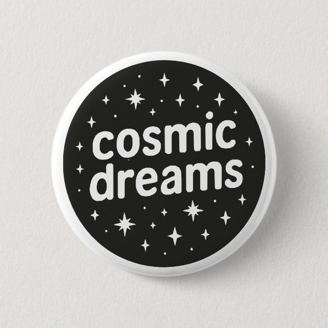 Badge Rond 5 Cm Les rêves cosmiques (Devant)