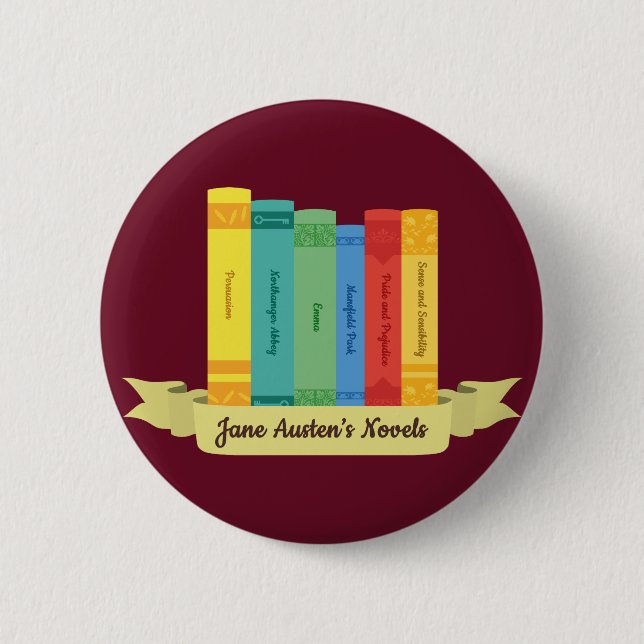 Badge Rond 5 Cm Les romans de Jane Austen III (Devant)