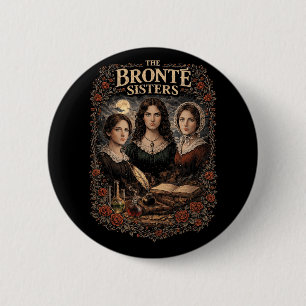 Badge Rond 5 Cm Les Sœurs Brontë