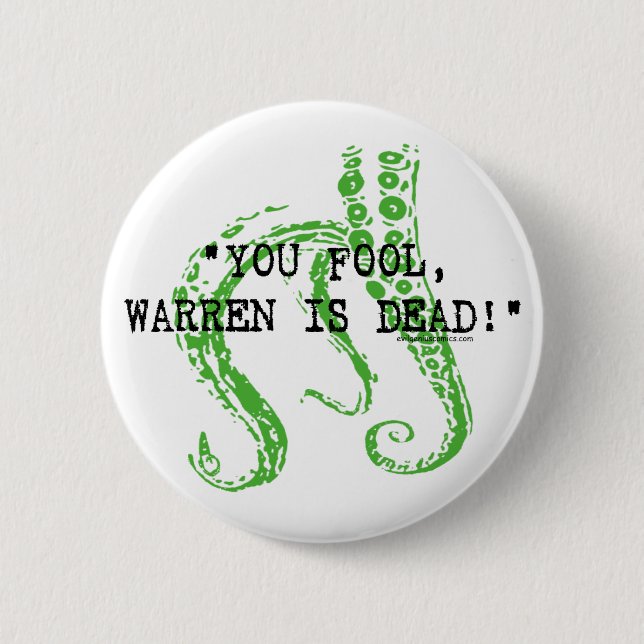 Badge Rond 5 Cm Les terriers sont H.P. Lovecraft mort (Devant)