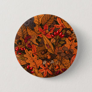 Badge Rond 5 Cm Les trésors d'automne