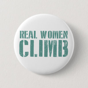 Badge Rond 5 Cm Les vraies femmes grimpent