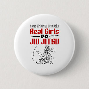 Badge Rond 5 Cm Les vraies filles Do Jiu Jitsu BJJ Jiujitsu Femmes