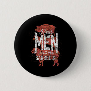 Badge Rond 5 Cm Les vrais hommes sentent comme un cadeau pour homm