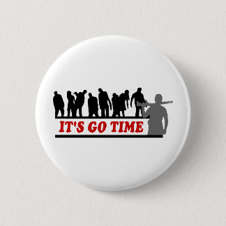 Badge Rond 5 Cm Les ZOMBIS frais qu'il est vont conception de