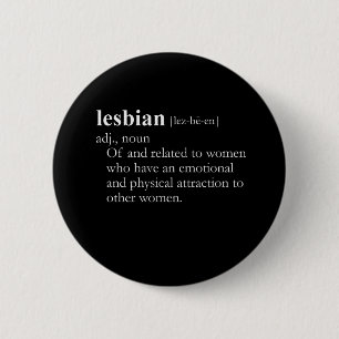 Badge Rond 5 Cm LESBIEN (définition)