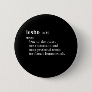 Badge Rond 5 Cm LESBO (définition)