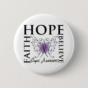 Badge Rond 5 Cm L'espoir croient la foi - lupus
