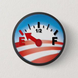 Badge Rond 5 Cm L'espoir est sur vide - anti Barack Obama