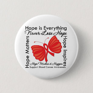 Badge Rond 5 Cm L'espoir est tout - conscience de Cancer de sang