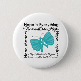 Badge Rond 5 Cm L'espoir est tout conscience interstitielle de