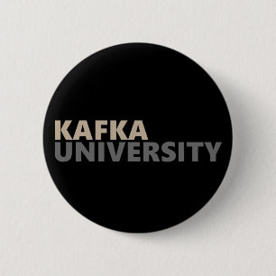 Badge Rond 5 Cm L'esprit de l'école Kafka L'anxiété existentielle
