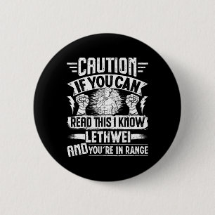 Badge Rond 5 Cm Lethwei Warrior Myanmar Boxing Training Burmese Bo