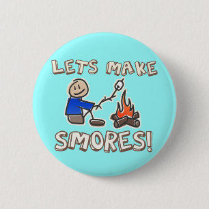 Badge Rond 5 Cm Lets font S'mores !