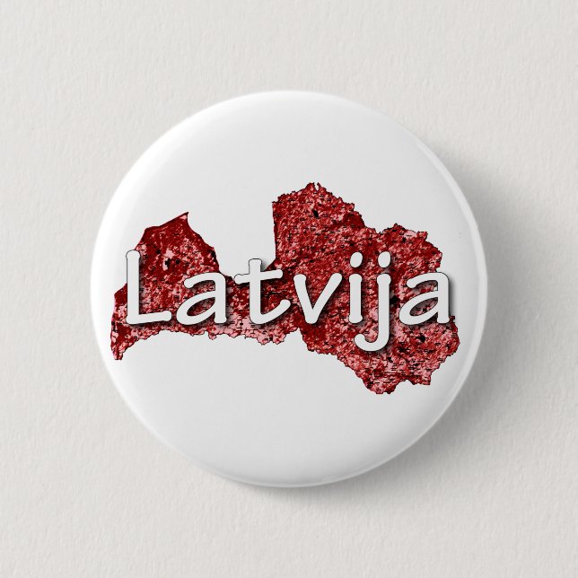 Badge Rond 5 Cm Lettonie (Devant)