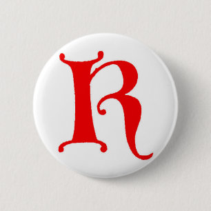 Badge Rond 5 Cm Lettre K