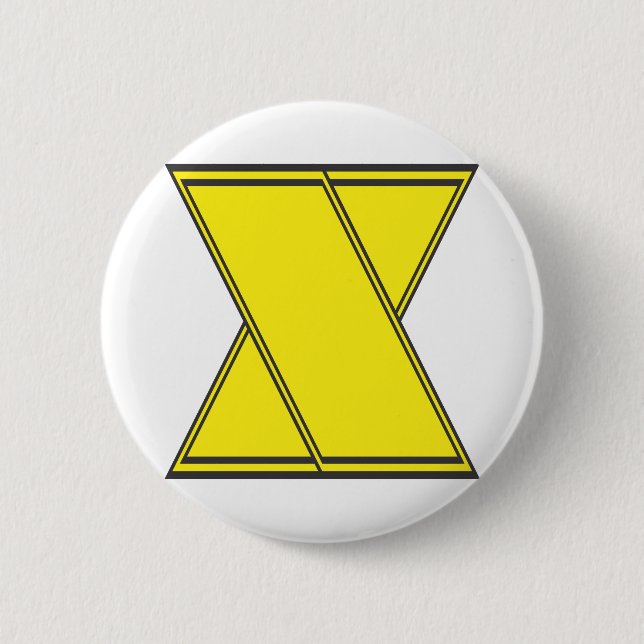 Badge Rond 5 Cm lettre x (Devant)
