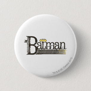 Badge Rond 5 Cm Lettres de démonstration Batman