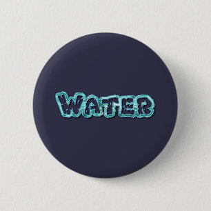 Badge Rond 5 Cm Lettres d'eau potable