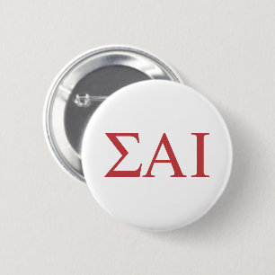 Badge Rond 5 Cm Lettres grecques Sigma Alpha Iota