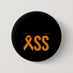 Badge Rond 5 Cm Leucémie Cancer Survivant Don Funny Cancer du Sang
