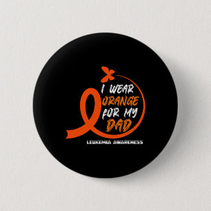 Badge Rond 5 Cm Leucémie Son combat est mon combat Leucémie Sensib