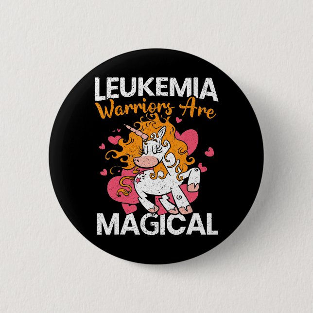 Badge Rond 5 Cm Leukemia Warriors (Devant)