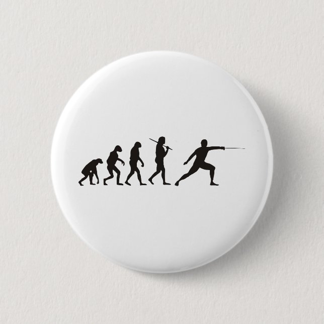 Badge Rond 5 Cm L'évolution de la clôture (Devant)