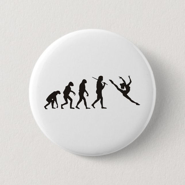Badge Rond 5 Cm L'évolution de la danseuse (Devant)
