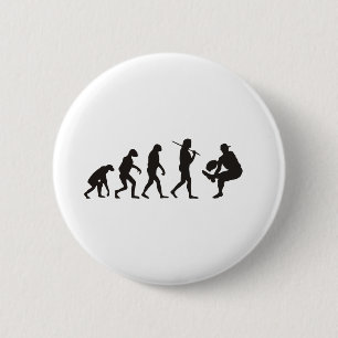 Badge Rond 5 Cm L'Évolution Du Pitcher De Baseball