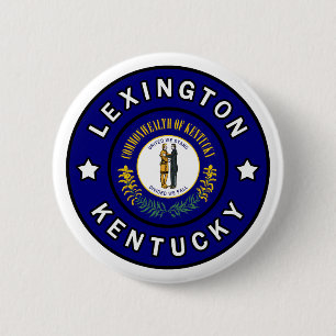 Badge Rond 5 Cm Lexington Kentucky