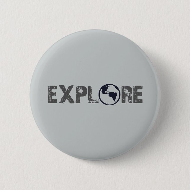 Badge Rond 5 Cm L'explorez (Devant)