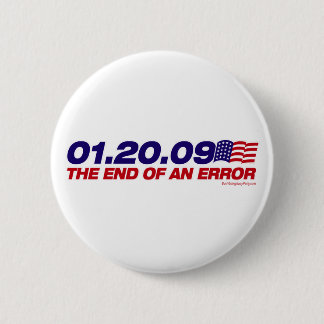 Badge Rond 5 Cm L'extrémité d'un bouton d'erreurs