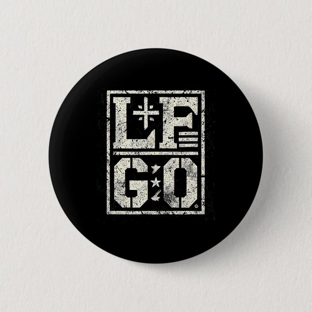 Badge Rond 5 Cm Lf Go Funky Motivational (Devant)
