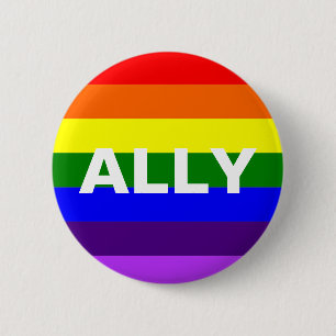Badge Rond 5 Cm LGBT Ally