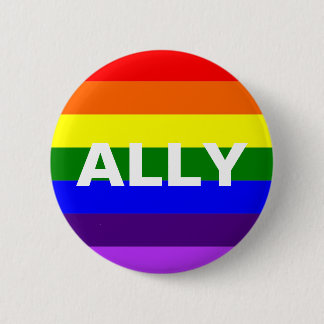 Badge Rond 5 Cm LGBT Ally