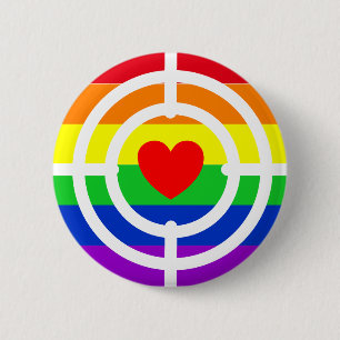 Badge Rond 5 Cm #LGBT #love #pride #gay #lesbiennes #freedom #para