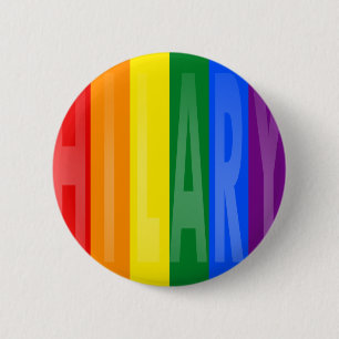 Badge Rond 5 Cm LGBT pour Hillary Clinton Pinback Button
