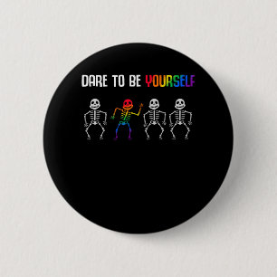 Badge Rond 5 Cm LGBT Pride droits égaux Arc-en-ciel coloré