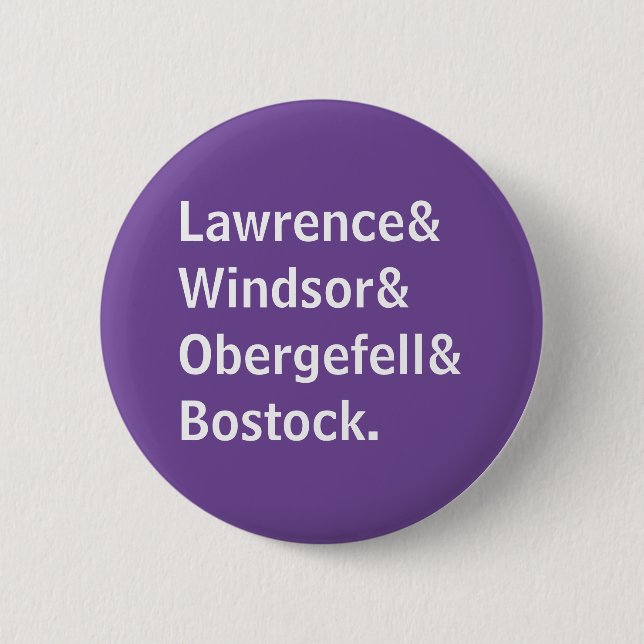 Badge Rond 5 Cm LGBTQ Cases Purple Button (Devant)
